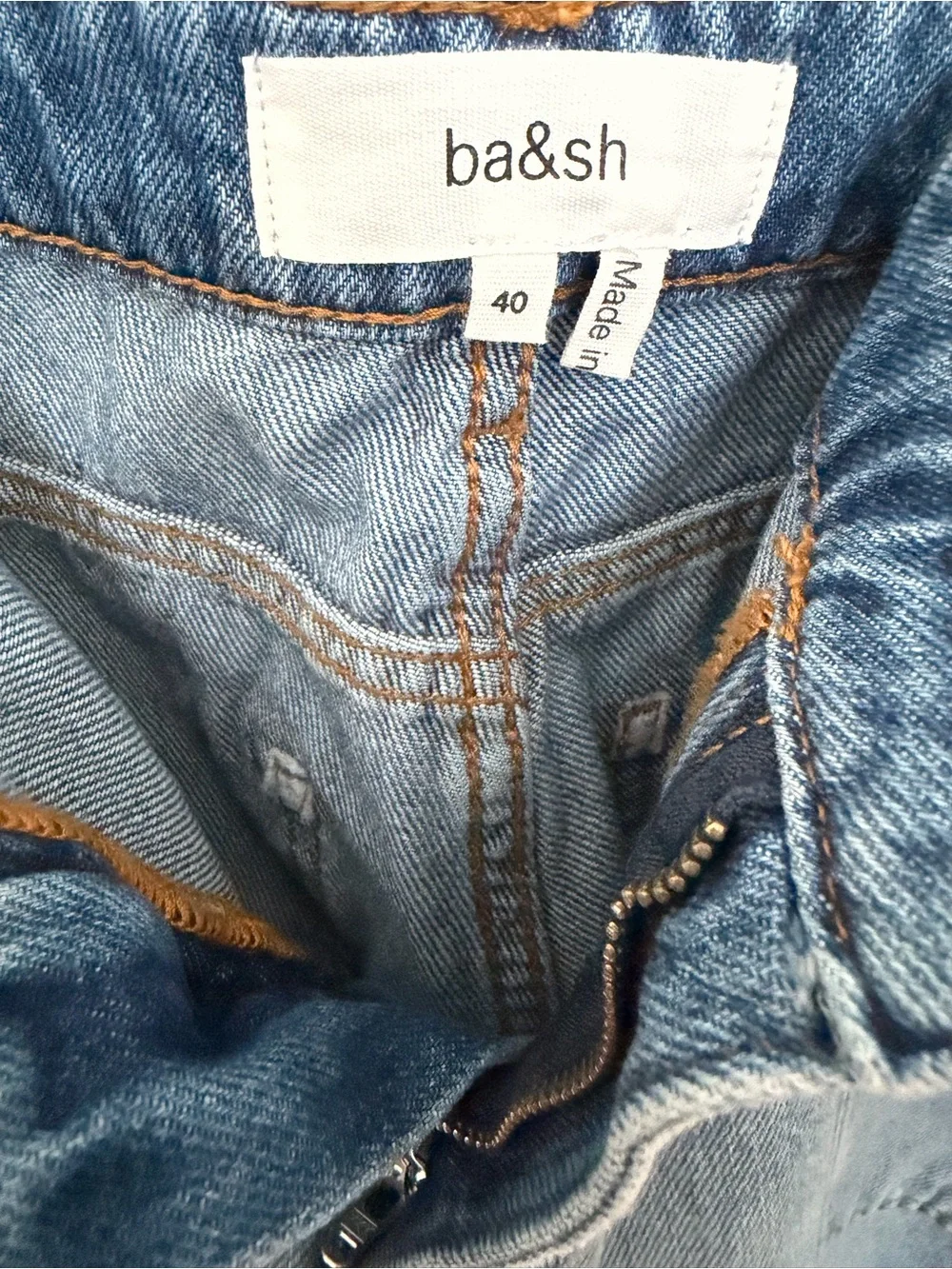 Ba&sh jeans Avalon size 40 IS women’s size 10 - Picture 10 of 10